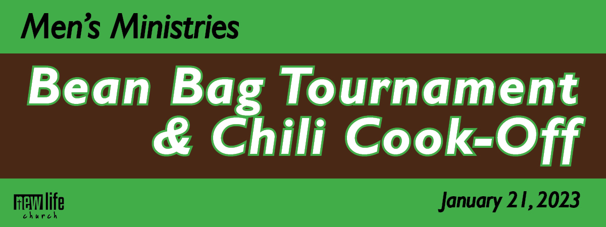 Men’s Bean Bag Tournament & Chili Cook-Off}