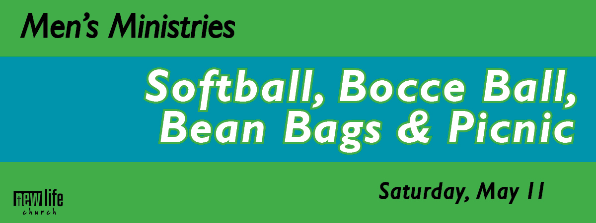 Men's Softball, Bocce Ball, Bean Bags & Picnic